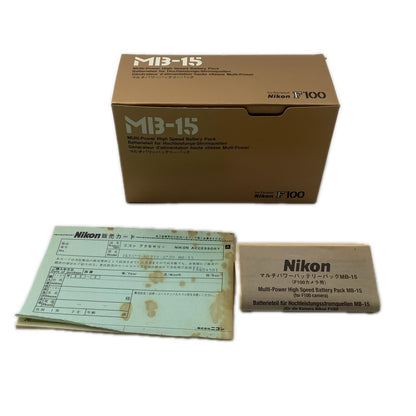 【全額返金保証】【最速発送】Nikon MB-15 マルチパワーバッテリーパック 美品 動作確認済