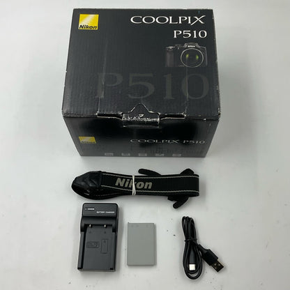 【最速発送】Nikon コンパクトデジタルカメラ COOLPIX P510 [ブラック]【難有】