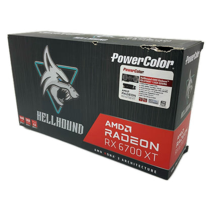 【全額返金保証】【最速発送】PowerColor グラフィックボード Hellhound AMD Radeon RX 6700XT 12GB GDDR6 AXRX 6700XT 12GBD6-3DHL 美品 動作確認済