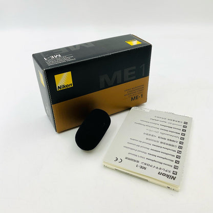 【全額返金保証】【最速発送】Nikon ステレオマイクロホン ME-1 動作確認済