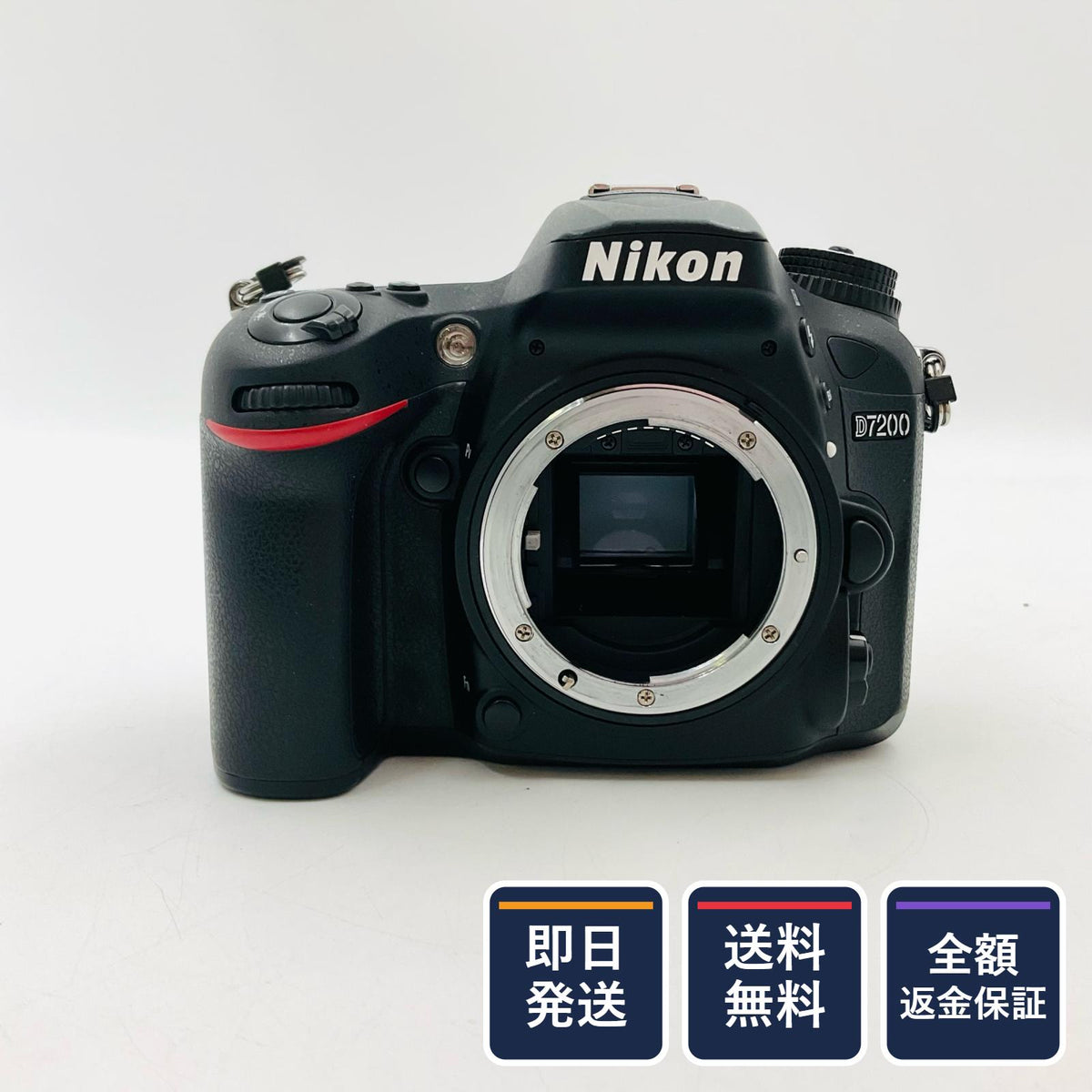 【全額返金保証】【最速発送】Nikon デジタル一眼 D7200 ボディ ブラック 美品 動作確認済