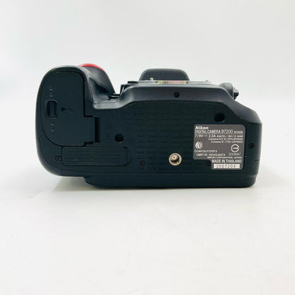 【全額返金保証】【最速発送】Nikon デジタル一眼 D7200 ボディ ブラック 美品 動作確認済