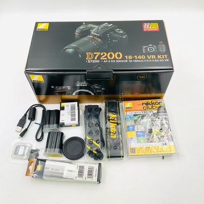 【全額返金保証】【最速発送】Nikon デジタル一眼 D7200 ボディ ブラック 美品 動作確認済