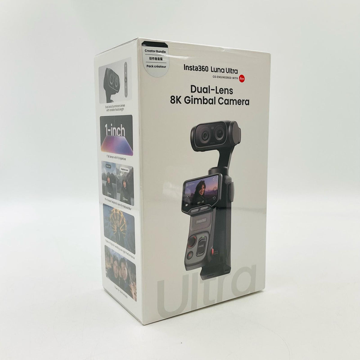 【全額返金保証】【最速発送】Insta360 Luna Ultra Dual-Lens 8K Gimbal Camera 新品未開封 即納OK