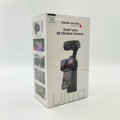 【全額返金保証】【最速発送】Insta360 Luna Ultra Dual-Lens 8K Gimbal Camera 新品未開封 即納OK