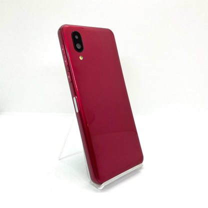 【全額返金保証】【最速発送】SHARP シンプルスマホ 6 64GB ルビーレッド Softbank A201SH 動作確認済