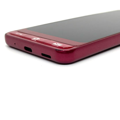 【全額返金保証】【最速発送】SHARP シンプルスマホ 6 64GB ルビーレッド Softbank A201SH 動作確認済