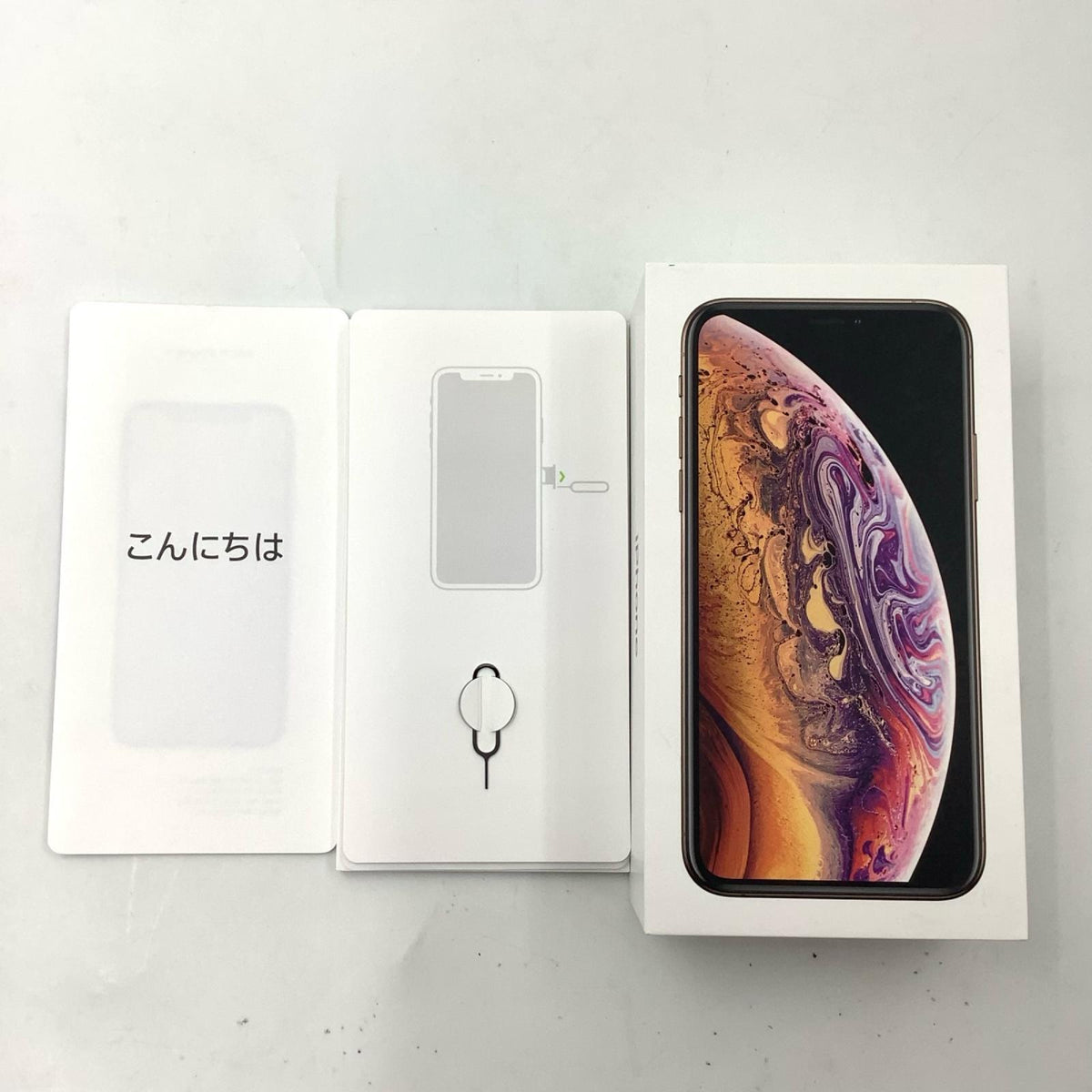 【全額返金保証】【最速発送】Apple iPhone iPhone XS 64GB ゴールド au SIMフリー 白ロム 動作確認済 73%