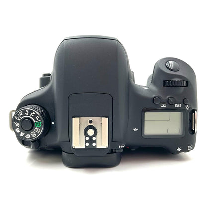 【全額返金保証】【最速発送】Canon デジタル一眼 EOS 8000D ボディ ブラック 美品 動作確認済