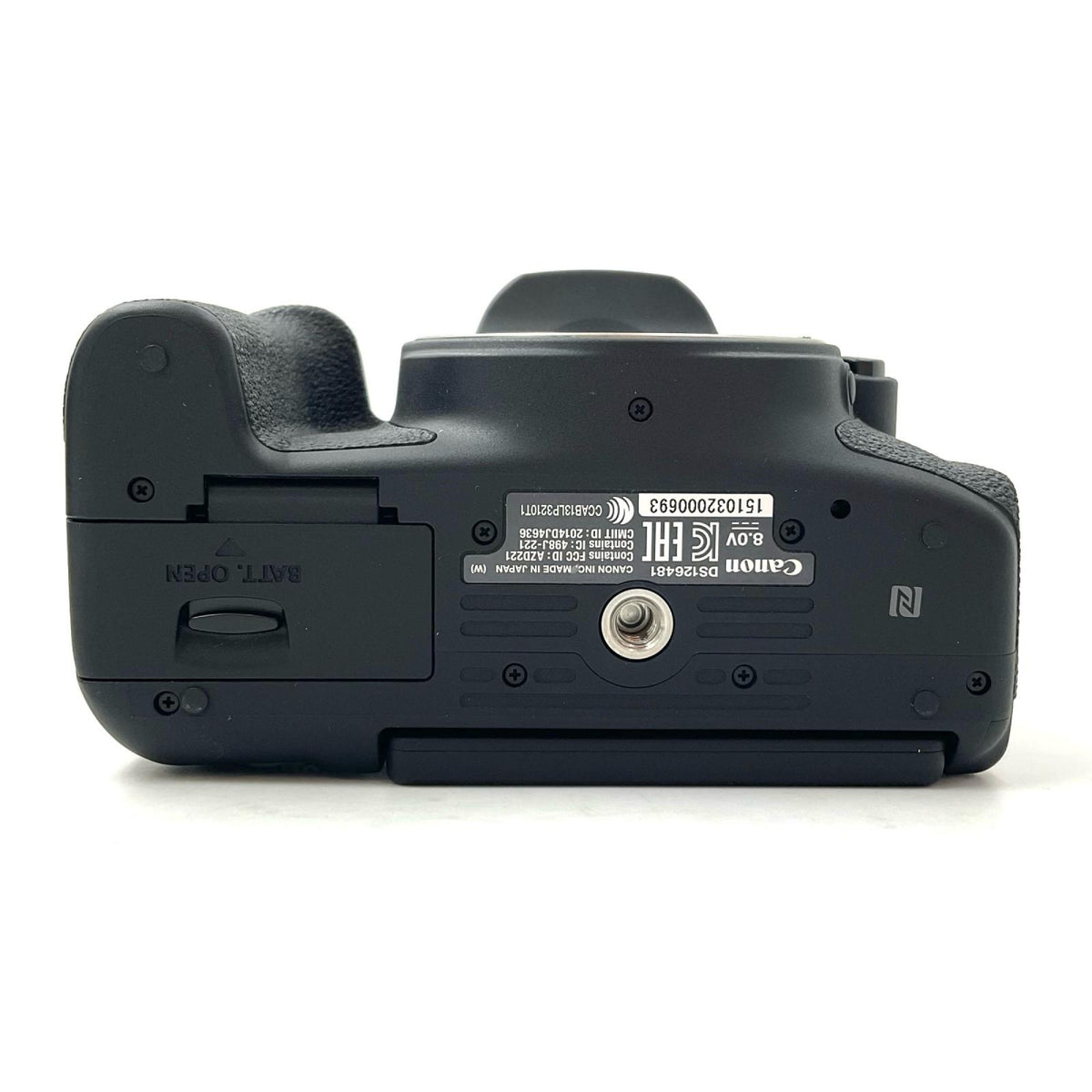 【全額返金保証】【最速発送】Canon デジタル一眼 EOS 8000D ボディ ブラック 美品 動作確認済