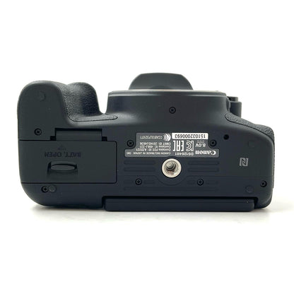 【全額返金保証】【最速発送】Canon デジタル一眼 EOS 8000D ボディ ブラック 美品 動作確認済