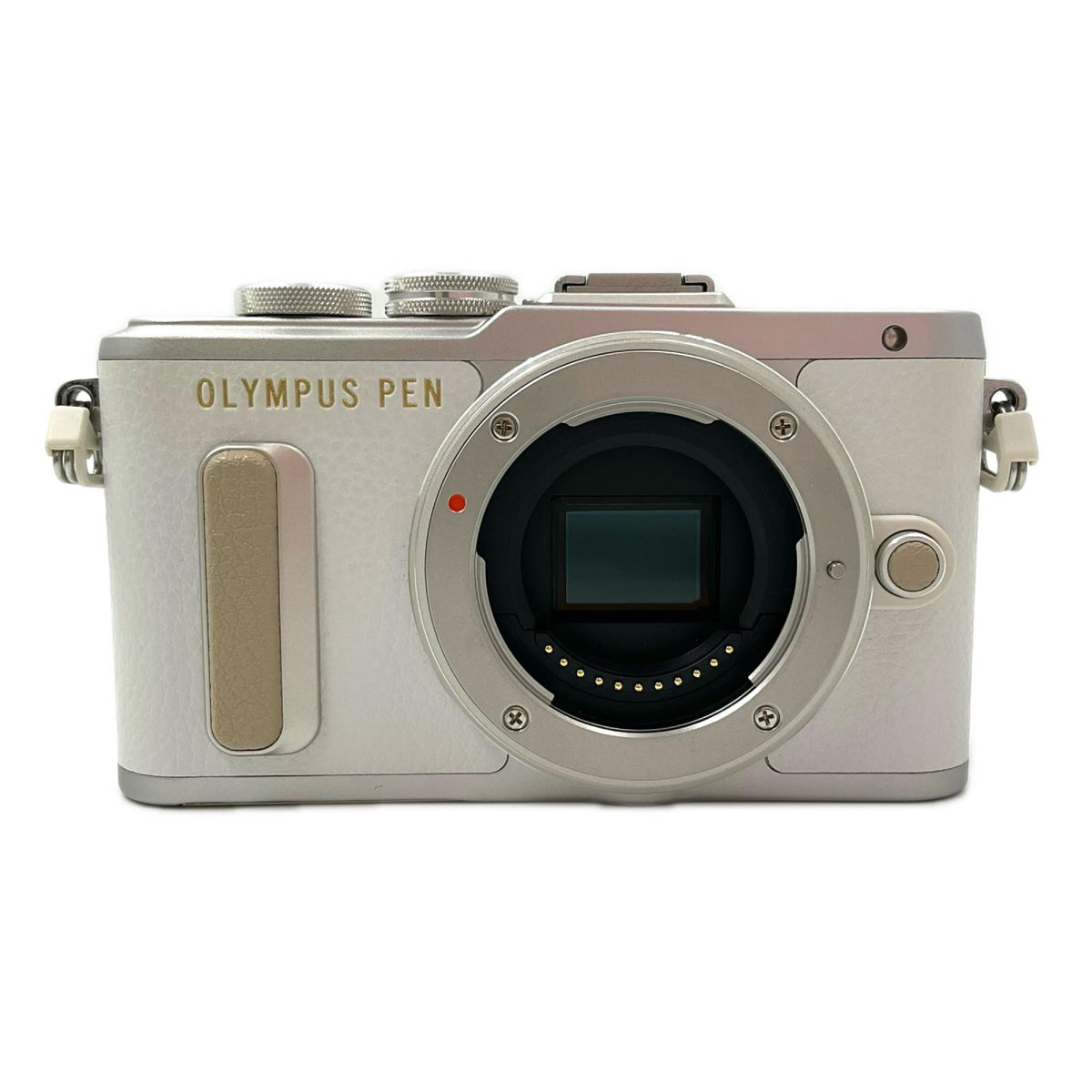 【全額返金保証】【最速発送】OLYMPUS デジタル一眼 PEN E-PL8 ボディ ホワイト 美品 動作確認済