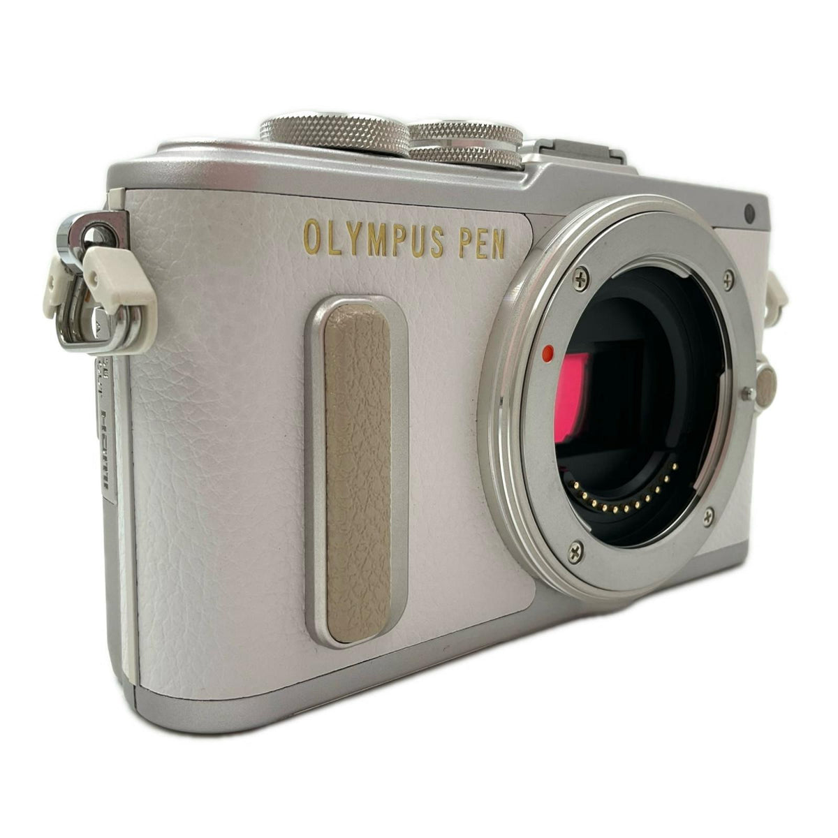 【全額返金保証】【最速発送】OLYMPUS デジタル一眼 PEN E-PL8 ボディ ホワイト 美品 動作確認済