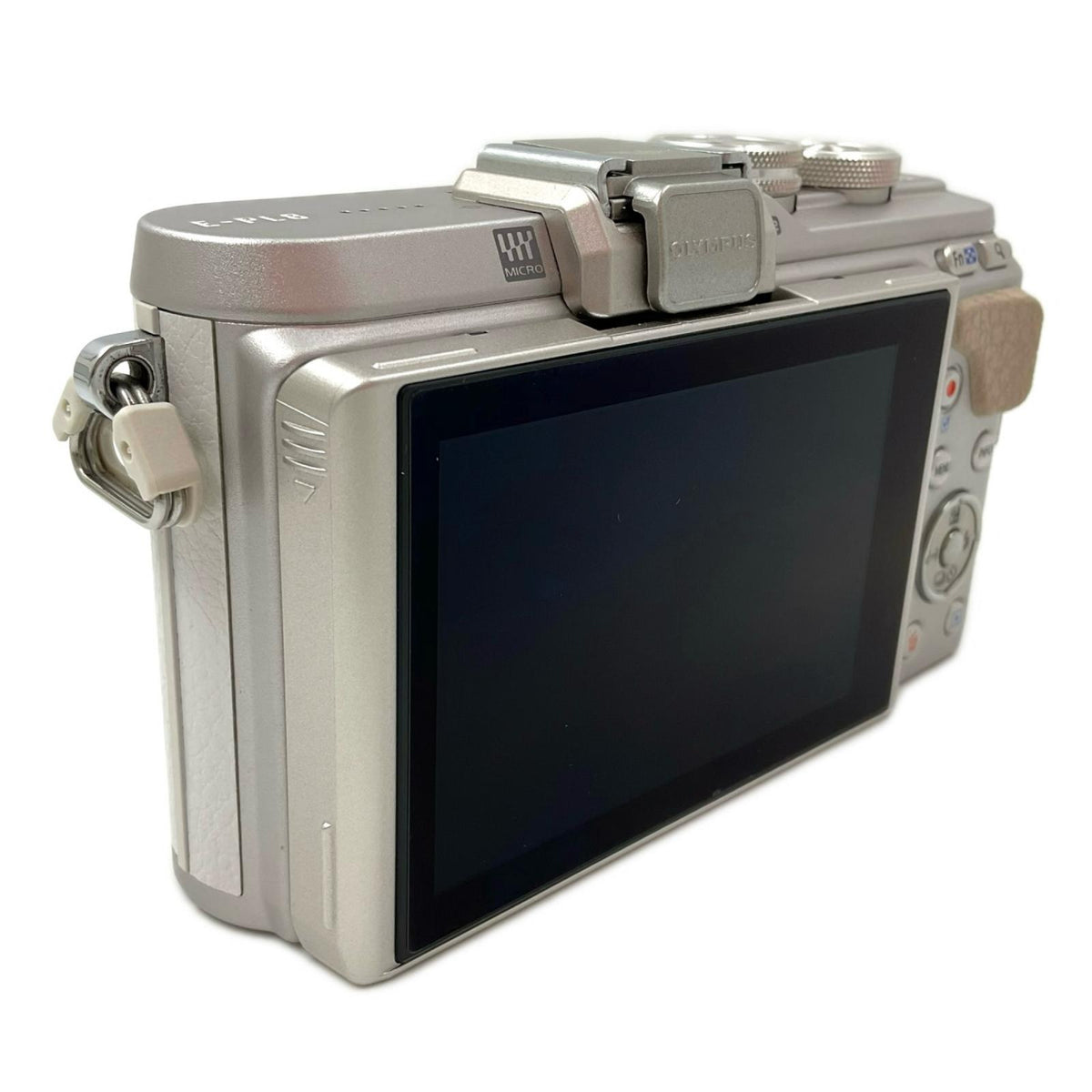 【全額返金保証】【最速発送】OLYMPUS デジタル一眼 PEN E-PL8 ボディ ホワイト 美品 動作確認済