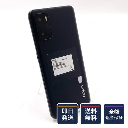 【全額返金保証】【最速発送】OPPO A 55ｓ　5G 64GB ブラック SIMフリー CPH2309 白ロム 美品 動作確認済