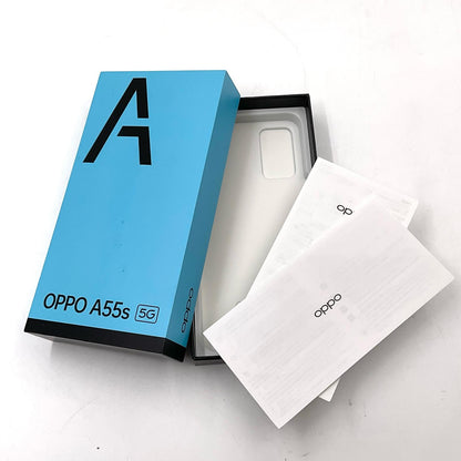 【全額返金保証】【最速発送】OPPO A 55ｓ　5G 64GB ブラック SIMフリー CPH2309 白ロム 美品 動作確認済
