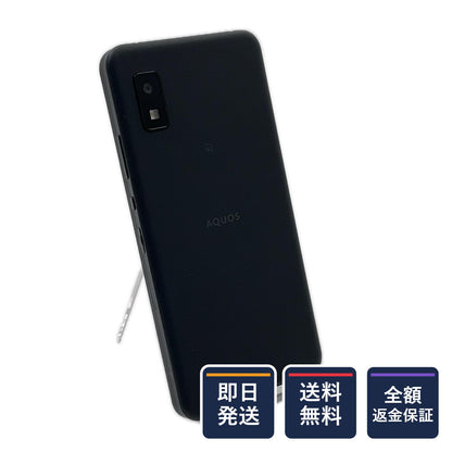 【全額返金保証】【最速発送】SHARP AQUOS wish 64GB チャコール Softbank SIMフリー A104SH 白ロム 美品 動作確認済