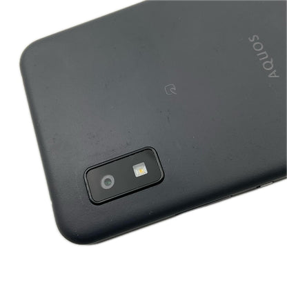 【全額返金保証】【最速発送】SHARP AQUOS wish 64GB チャコール Softbank SIMフリー A104SH 白ロム 美品 動作確認済