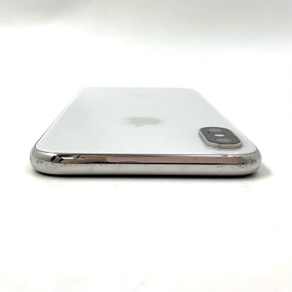 【最速発送】Apple iPhone iPhone X 256GB シルバー Softbank 白ロム【難有】 70%