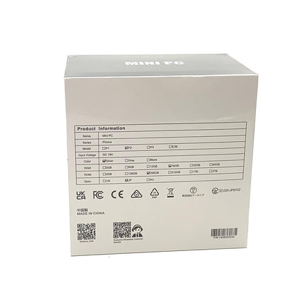 【全額返金保証】【最速発送】NiPoGi Mini PC P2 AMD Ryzen 3300U 16GB SSD 256GB 新品未開封 即納OK