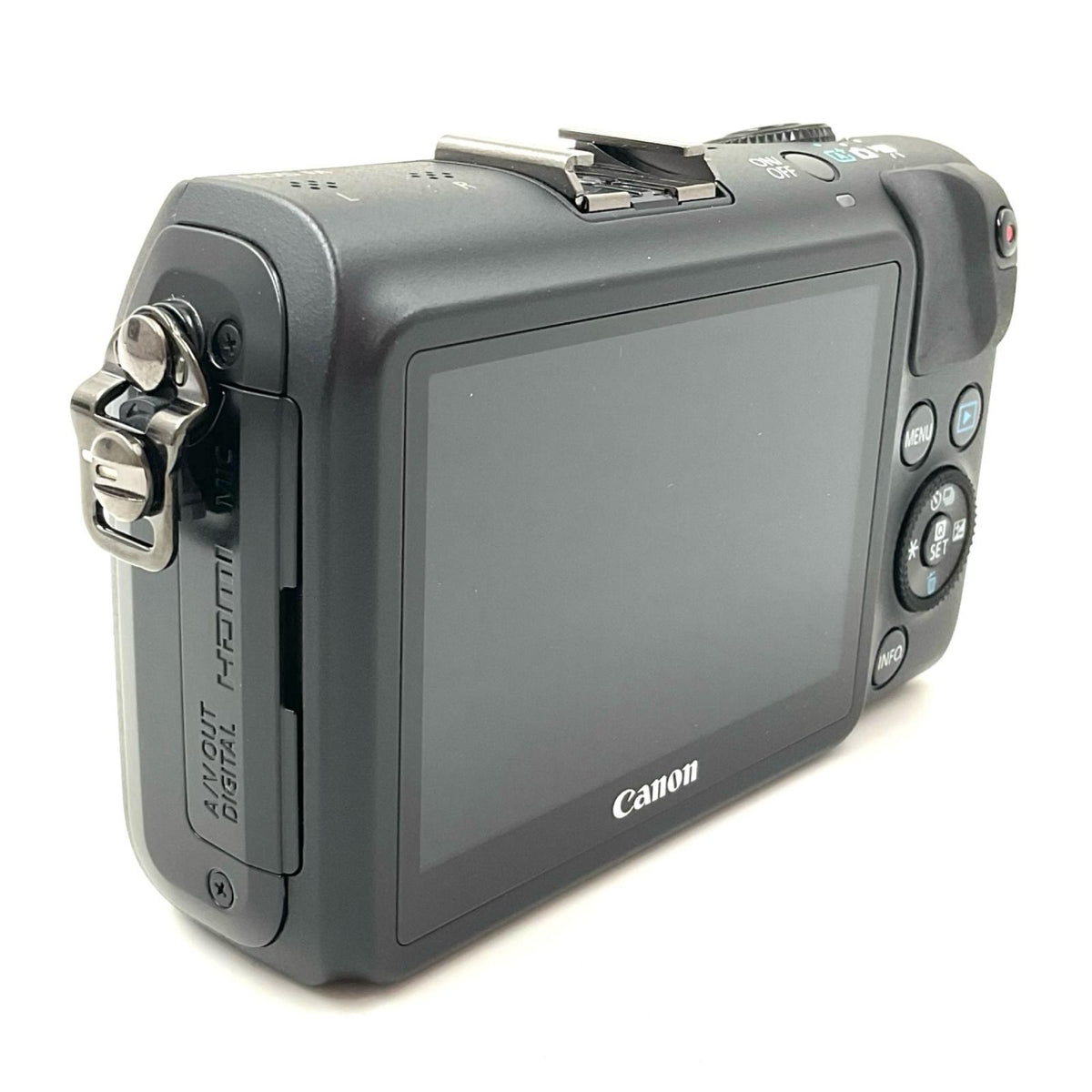【全額返金保証】【最速発送】Canon デジタル一眼 EOS M ボディ ブラック 美品 動作確認済