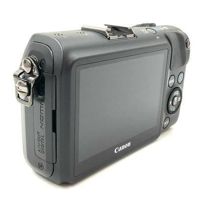 【全額返金保証】【最速発送】Canon デジタル一眼 EOS M ボディ ブラック 美品 動作確認済