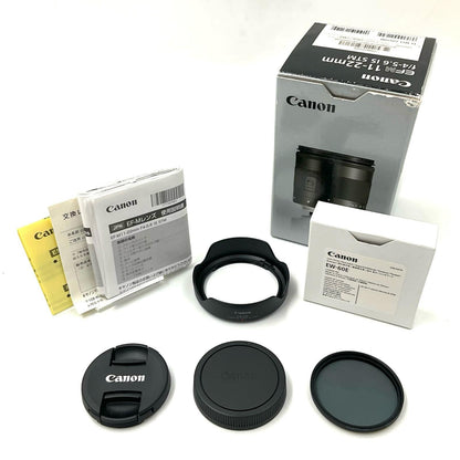【全額返金保証】【最速発送】Canon EF-M11-22mm F4-5.6 IS STM 美品 動作確認済