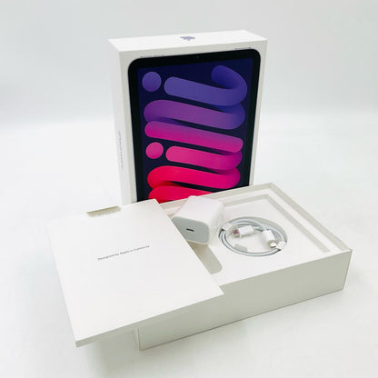 【全額返金保証】【最速発送】Apple iPad mini 8.3インチ 第6世代 64GB パープル Wi-Fi 美品 動作確認済