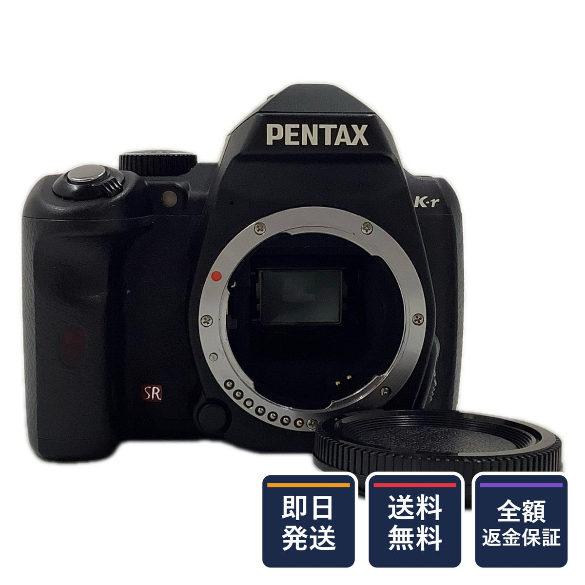【全額返金保証】【最速発送】PENTAX デジタル一眼 K-r ボディ ブラック 動作確認済
