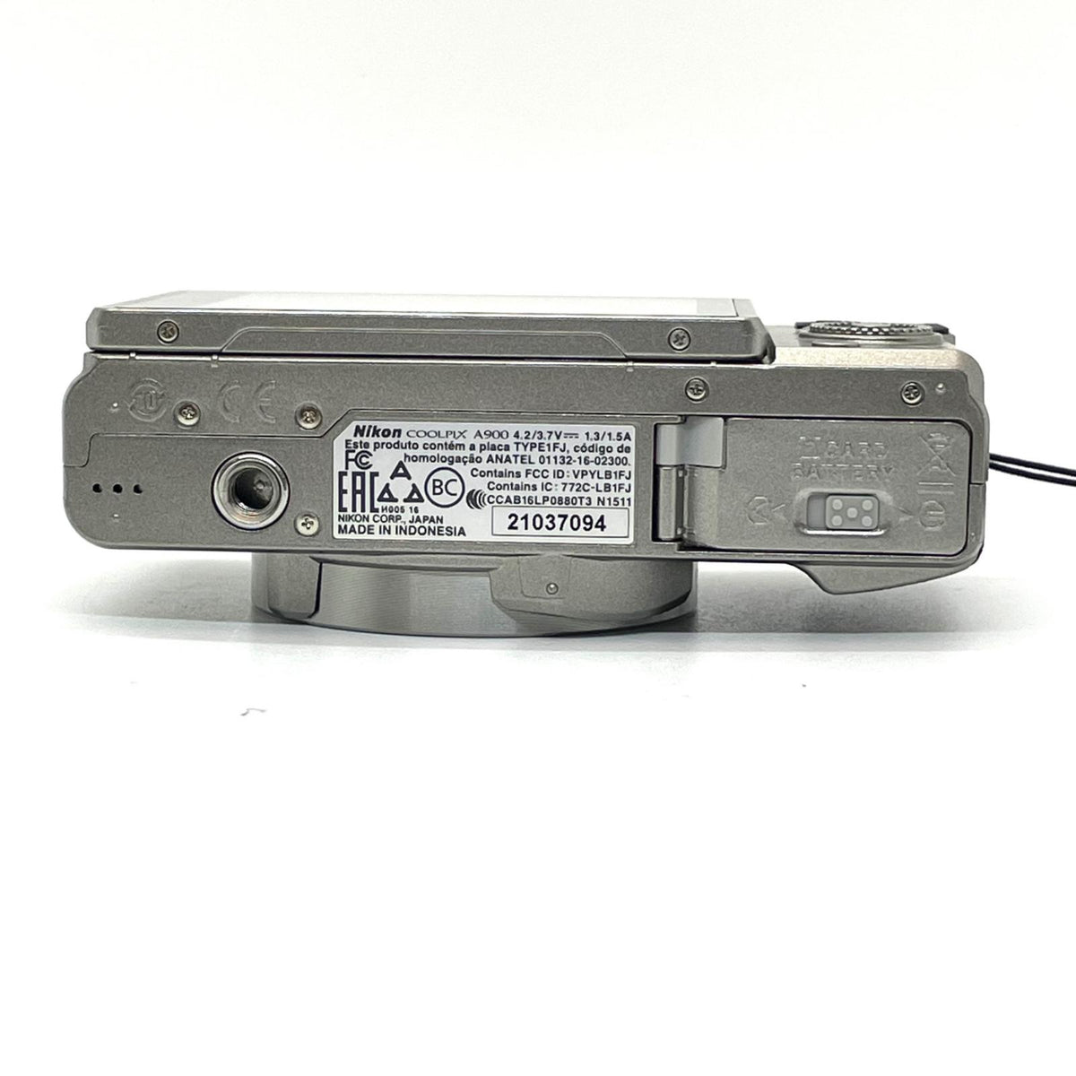 【全額返金保証】【最速発送】Nikon コンパクトデジタルカメラ COOLPIX A900 [シルバー] 美品 動作確認済