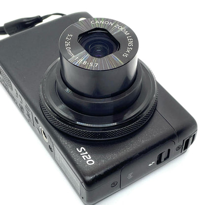 【全額返金保証】【最速発送】Canon コンパクトデジタルカメラ PowerShot S120 [ブラック] 動作確認済