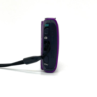 【全額返金保証】【最速発送】Canon コンパクトデジタルカメラ IXY 600F パープル 美品 動作確認済