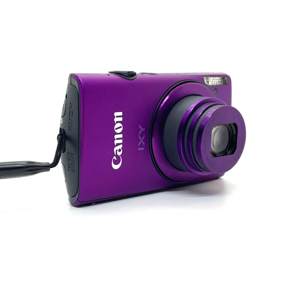 【全額返金保証】【最速発送】Canon コンパクトデジタルカメラ IXY 600F パープル 美品 動作確認済