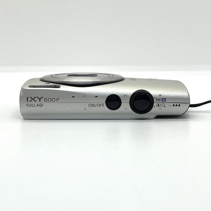 【全額返金保証】【最速発送】Canon コンパクトデジタルカメラ IXY 600F シルバー 美品 動作確認済