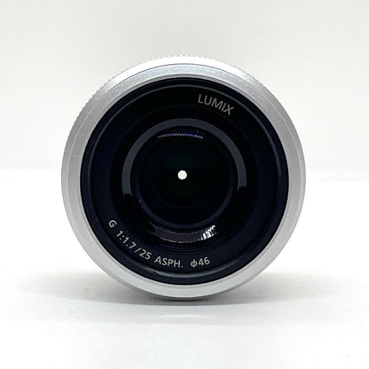 【全額返金保証】【最速発送】Panasonic LUMIX G 25mm/F1.7 ASPH. H-H025 美品 動作確認済