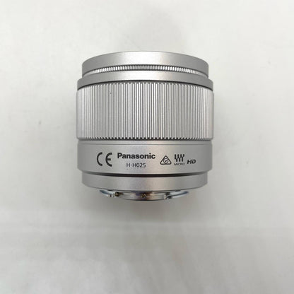 【全額返金保証】【最速発送】Panasonic LUMIX G 25mm/F1.7 ASPH. H-H025 美品 動作確認済