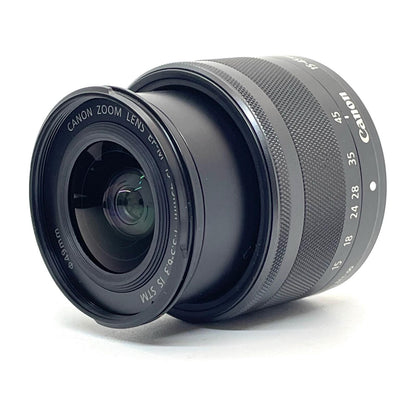 【全額返金保証】【最速発送】Canon デジタル一眼 EOS M6 EF-M15-45 IS STM レンズキット 美品 動作確認済