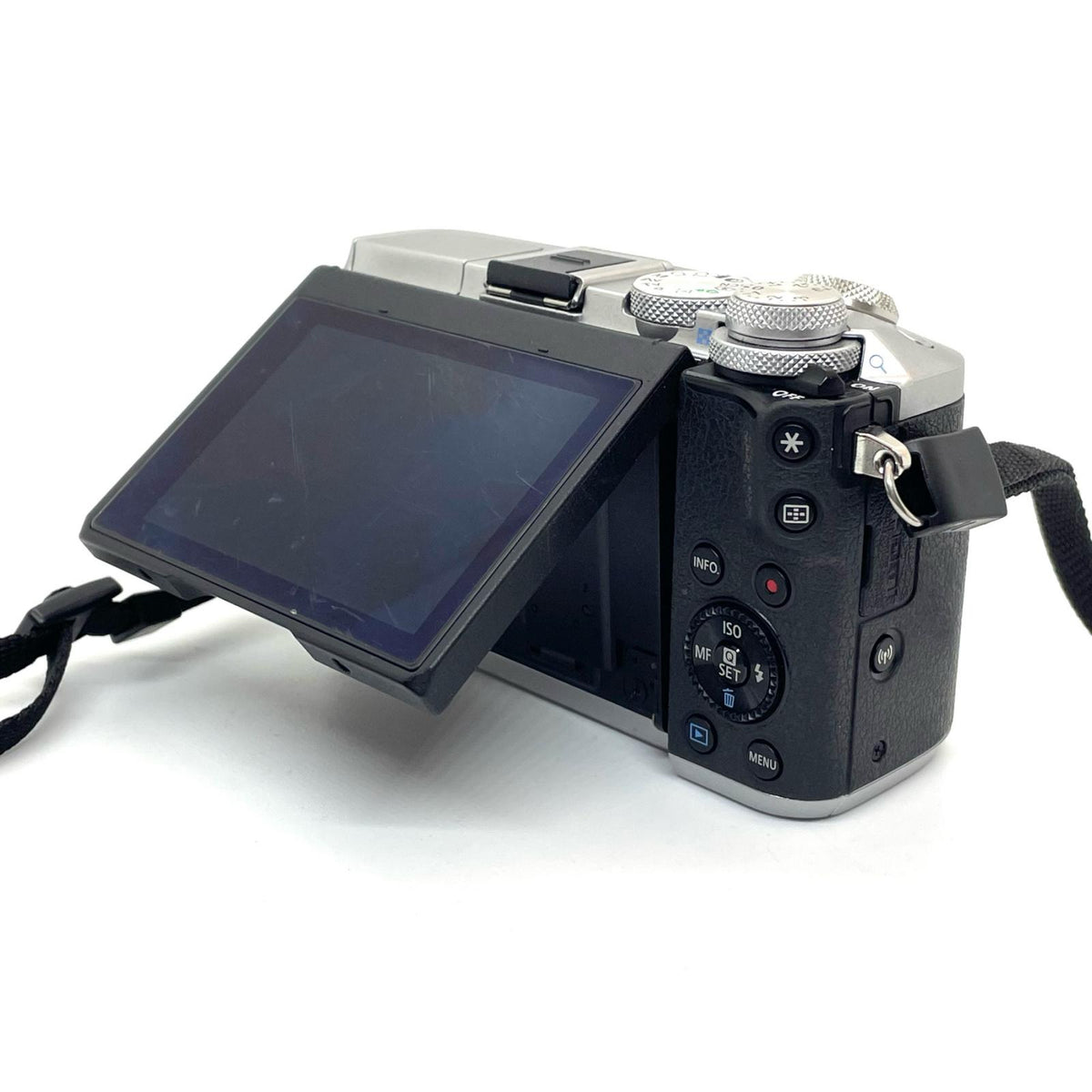 【全額返金保証】【最速発送】Canon デジタル一眼 EOS M6 EF-M15-45 IS STM レンズキット 美品 動作確認済