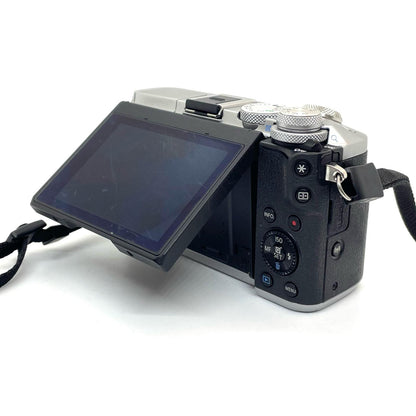 【全額返金保証】【最速発送】Canon デジタル一眼 EOS M6 EF-M15-45 IS STM レンズキット 美品 動作確認済