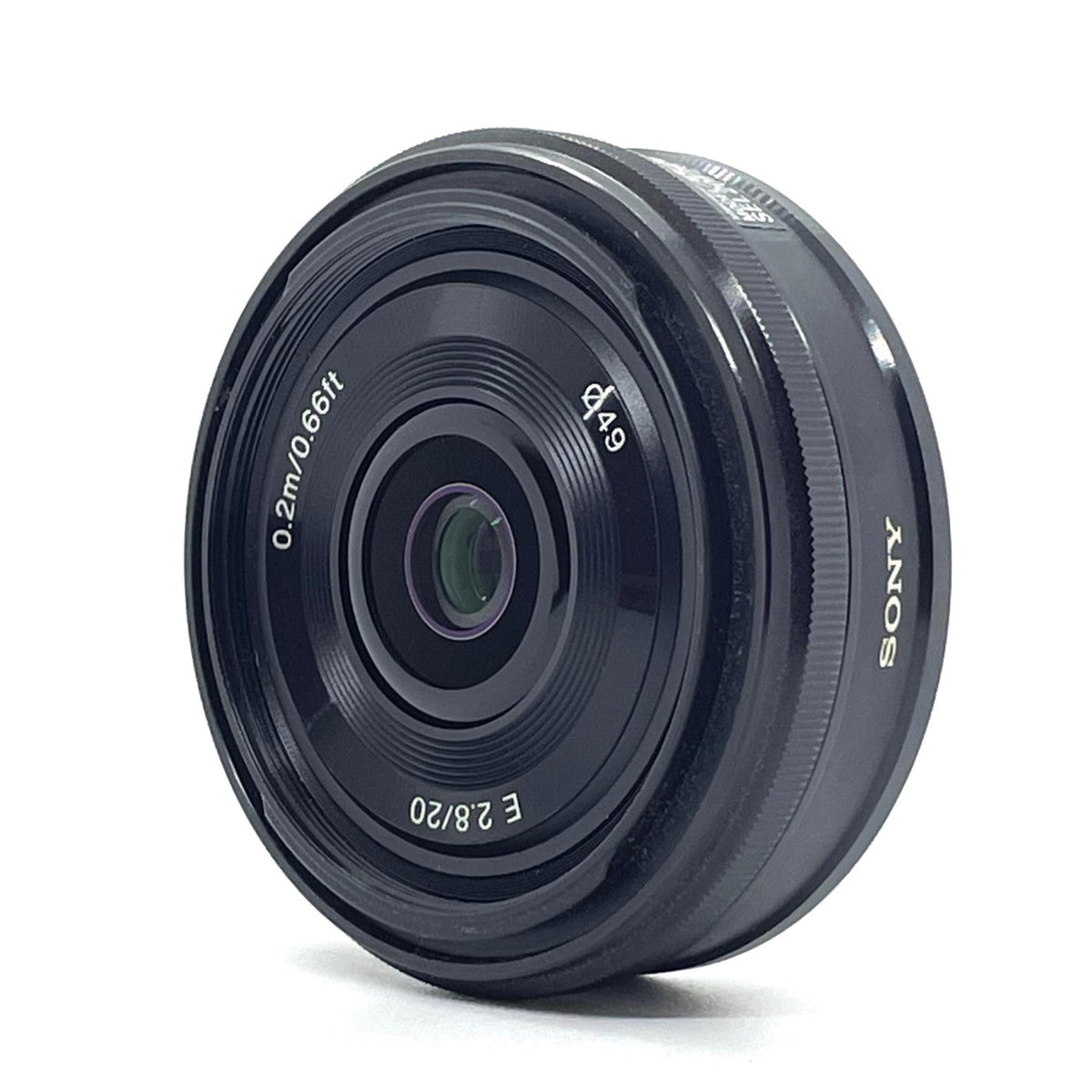 【全額返金保証】【最速発送】Sony E 20mm F2.8 SEL20F28 美品 動作確認済