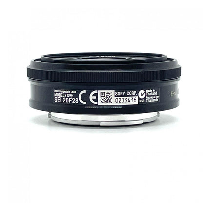 【全額返金保証】【最速発送】Sony E 20mm F2.8 SEL20F28 美品 動作確認済