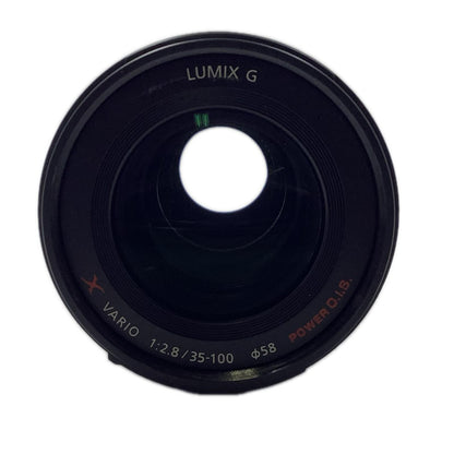 【全額返金保証】【最速発送】Panasonic LUMIX G X VARIO 35-100mm/F2.8/POWER O.I.S. H-HS35100 美品 動作確認済