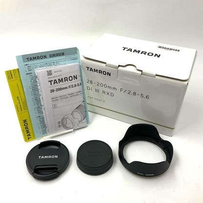 【全額返金保証】【最速発送】TAMRON 28-200mm F/2.8-5.6 Di III RXD (Model A071) 美品 動作確認済