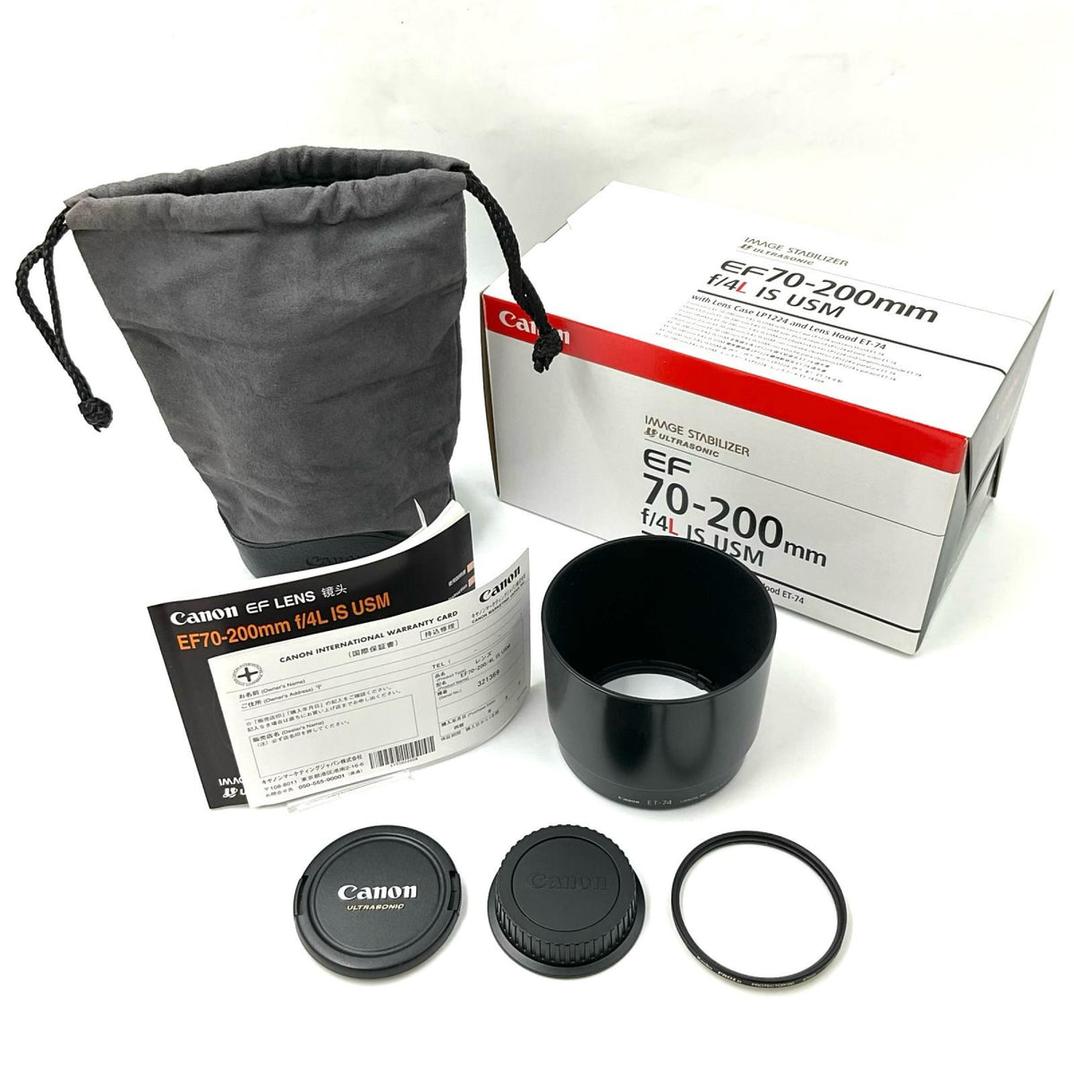 【全額返金保証】【最速発送】Canon EF70-200mm F4L IS USM 美品 動作確認済