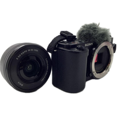 【全額返金保証】【最速発送】Sony デジタル一眼 VLOGCAM ZV-E10L パワーズームレンズキット ブラック 美品 動作確認済