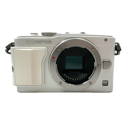 【最速発送】OLYMPUS デジタル一眼 OLYMPUS PEN Lite E-PL6 ボディ ホワイト【難有】