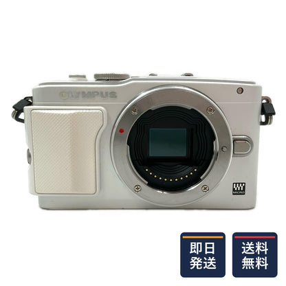 【最速発送】OLYMPUS デジタル一眼 OLYMPUS PEN Lite E-PL6 ボディ ホワイト【難有】