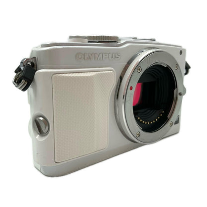 【最速発送】OLYMPUS デジタル一眼 OLYMPUS PEN Lite E-PL6 ボディ ホワイト【難有】
