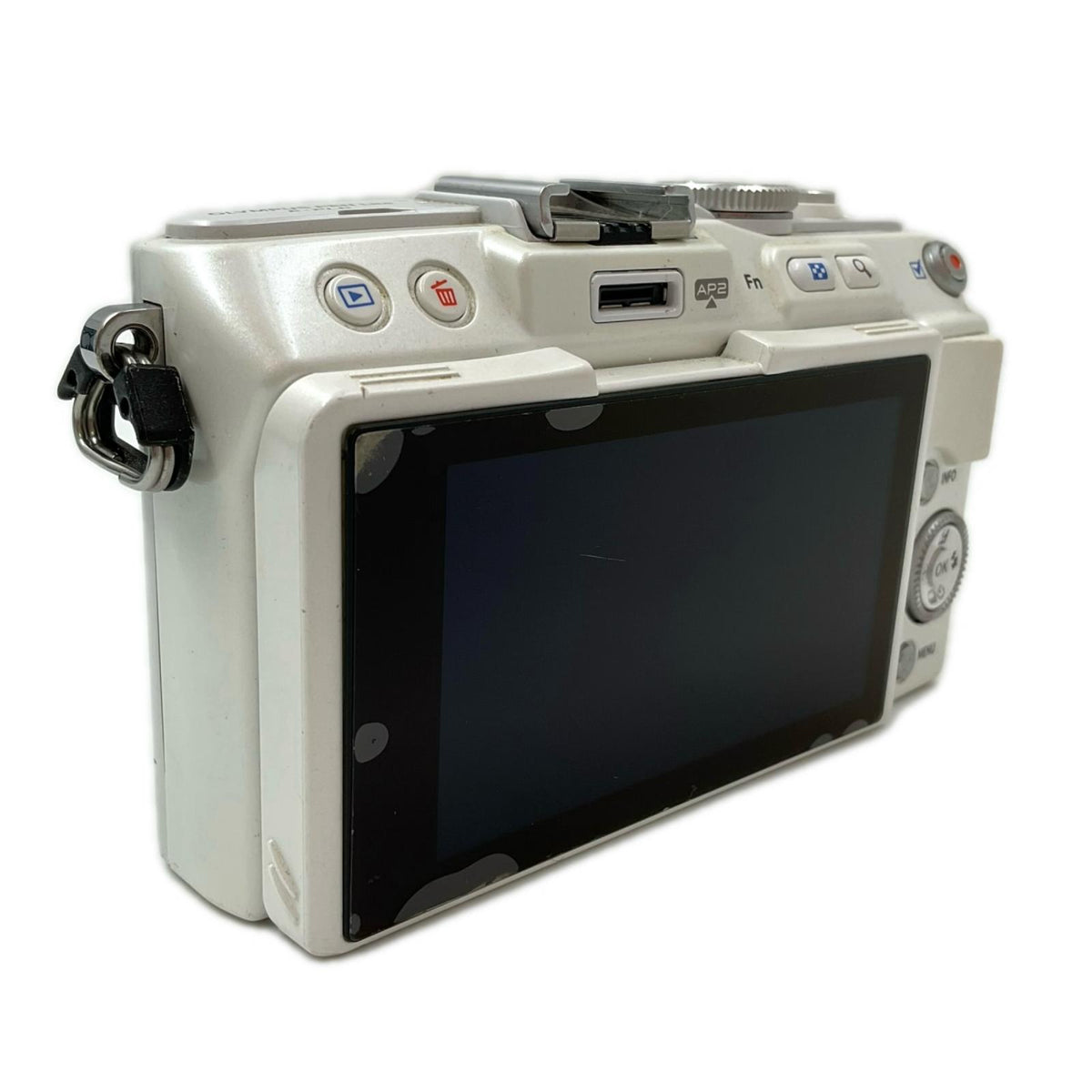 【最速発送】OLYMPUS デジタル一眼 OLYMPUS PEN Lite E-PL6 ボディ ホワイト【難有】