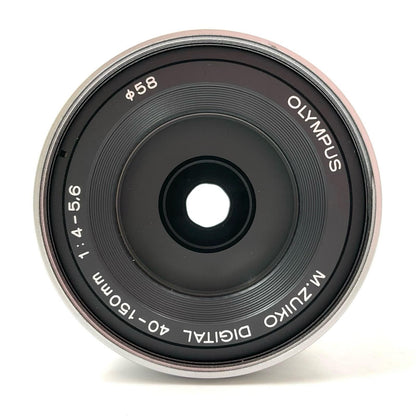 【全額返金保証】【最速発送】OLYMPUS M.ZUIKO DIGITAL ED 40-150mm F4.0-5.6 R [シルバー] 美品 動作確認済